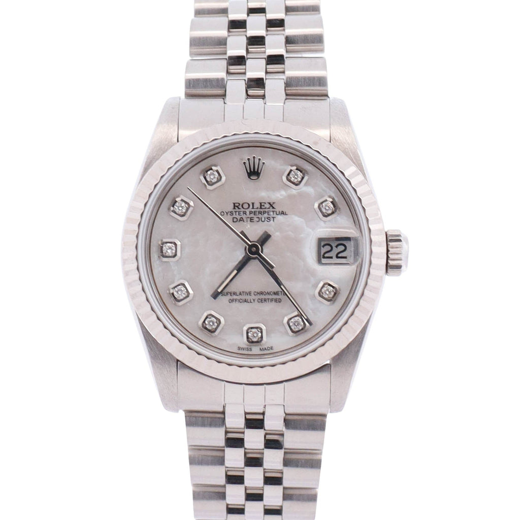 Rolex Datejust 31mm MOP Dial Watch Ref# 68274