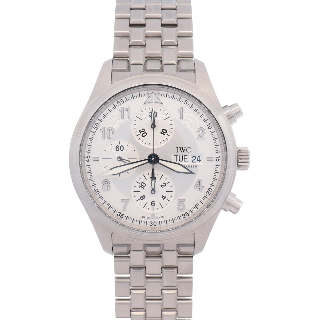 IWC Pilots Spitfire 42mm Silver Dial Watch Ref# IW371702