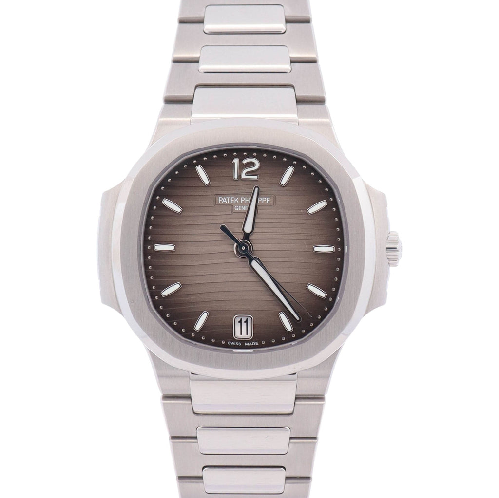 Patek Philippe Nautilus 35.20mm Grey Dial Watch Ref# 7118/1A-011