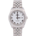 Rolex Datejust 36mm White Dial Watch Ref# 116234