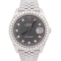 Rolex Datejust 41mm Rhodium Dial Watch Ref# 126334