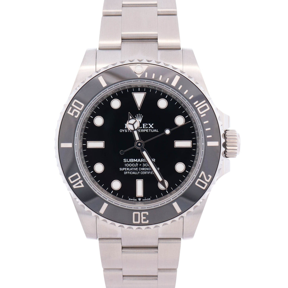 Rolex Submariner 41mm Black Dial Watch Ref# 124060
