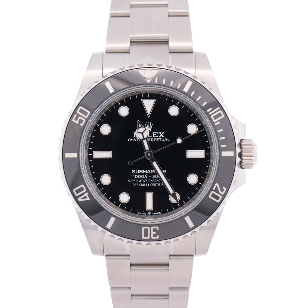 Rolex Submariner 41mm Black Dial Watch Ref# 124060