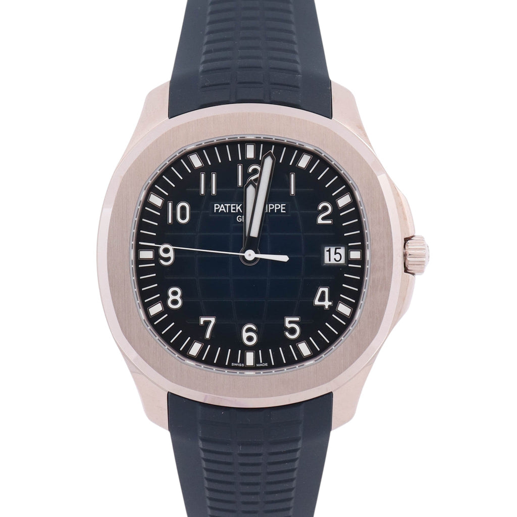 Patek Philippe Aquanaut 42mm Blue Dial Watch Ref# 5168G-001