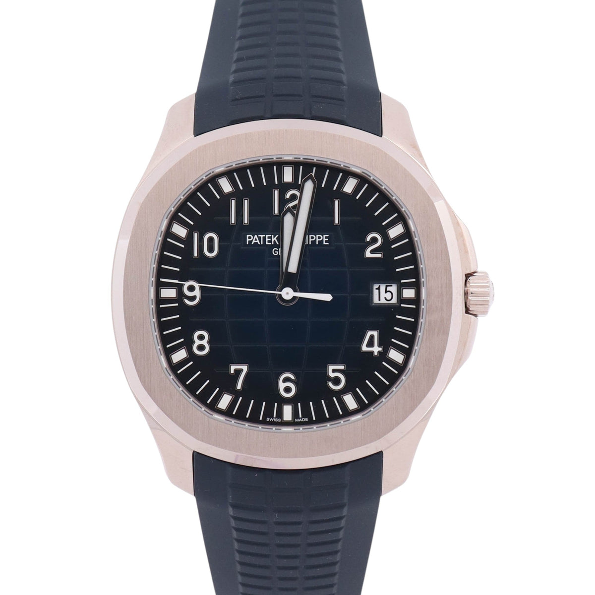 Patek Philippe Aquanaut 42mm Blue Dial Watch Ref# 5168G-001