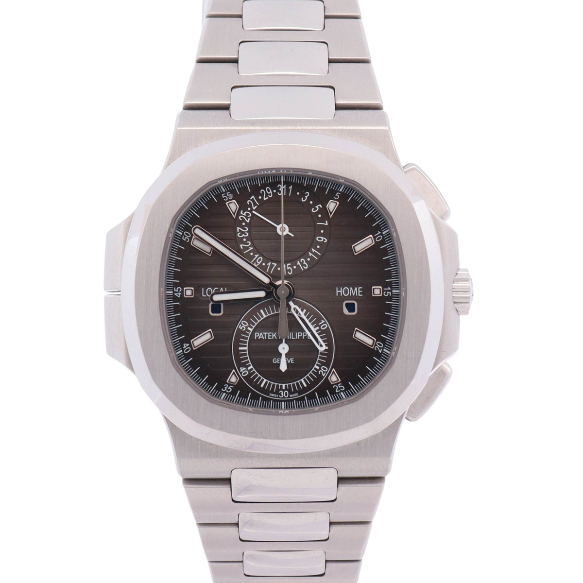 Patek Philippe Nautilus 40.5mm Grey Dial Watch Ref# 5990/1A-001