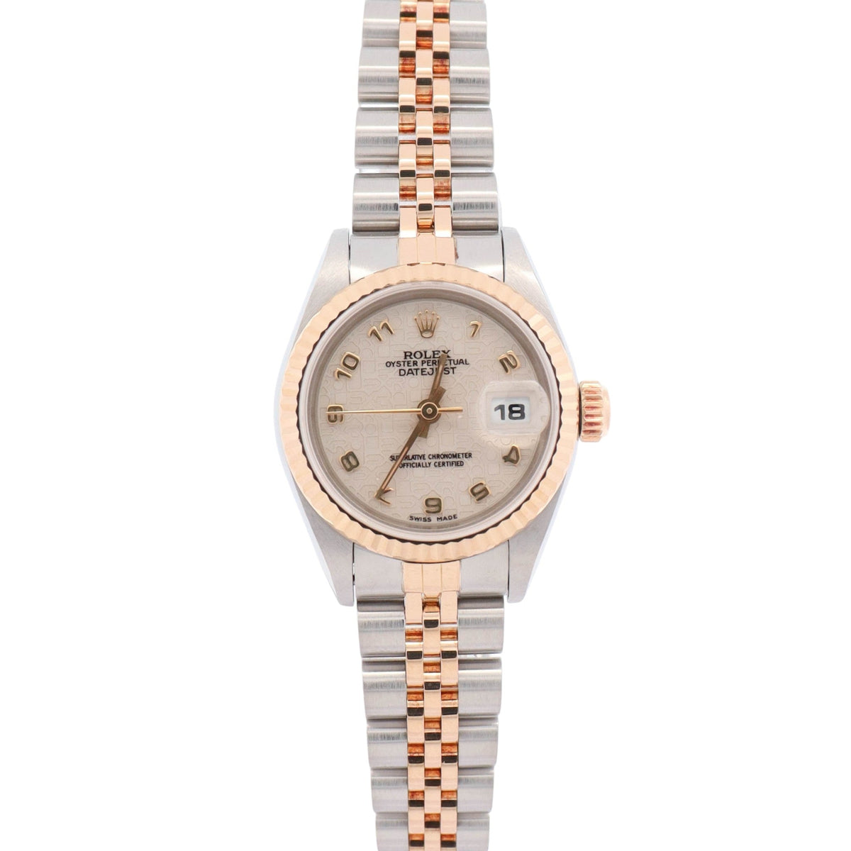 Rolex Datejust 26mm White Dial Watch Ref# 69173