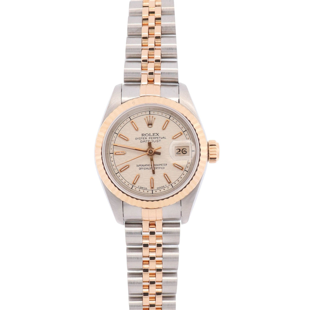 Rolex Datejust 26mm White Dial Watch Ref# 69173