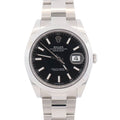 Rolex Datejust 41mm Black Dial Watch Ref# 126300