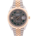Rolex Datejust 41mm Wimbledon Dial Watch Ref# 126333