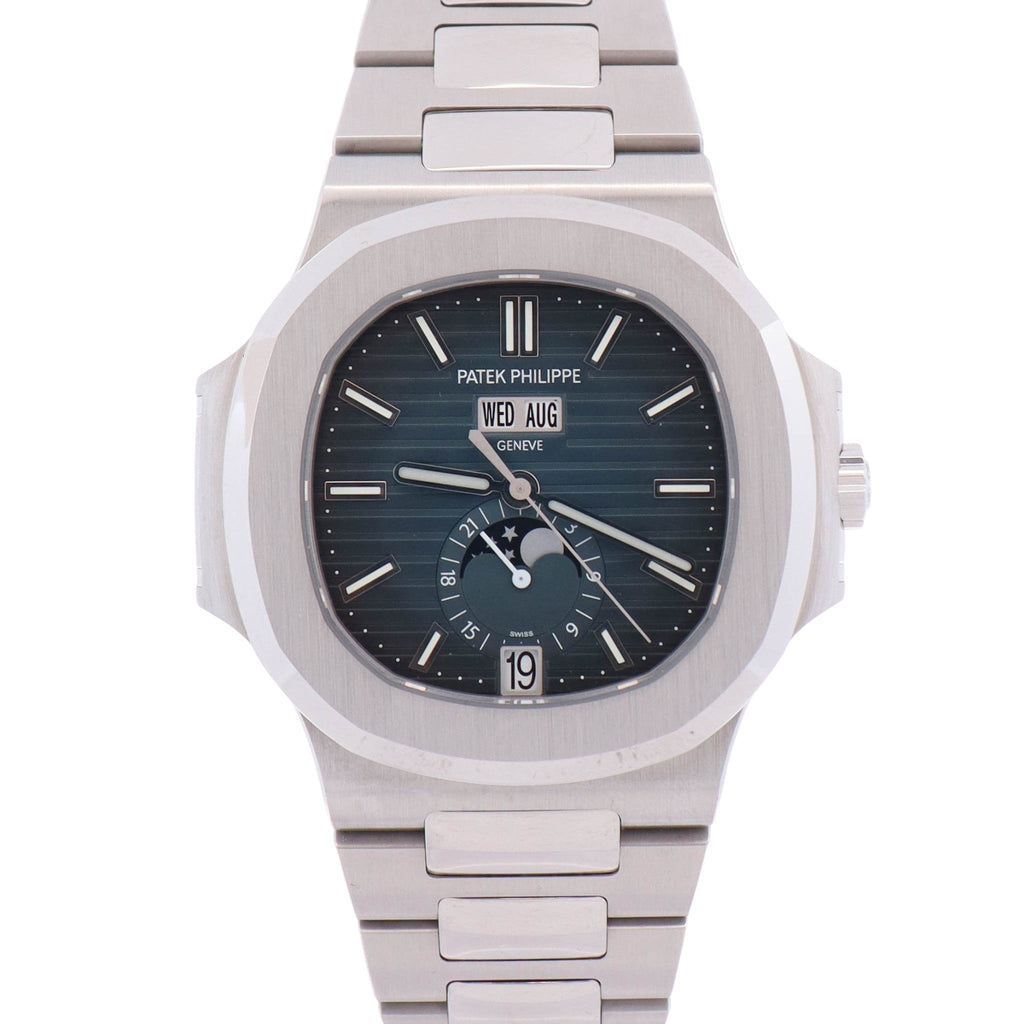 Patek Philippe Nautilus 40.5mm Blue Dial Watch Ref # 5726/1A-014