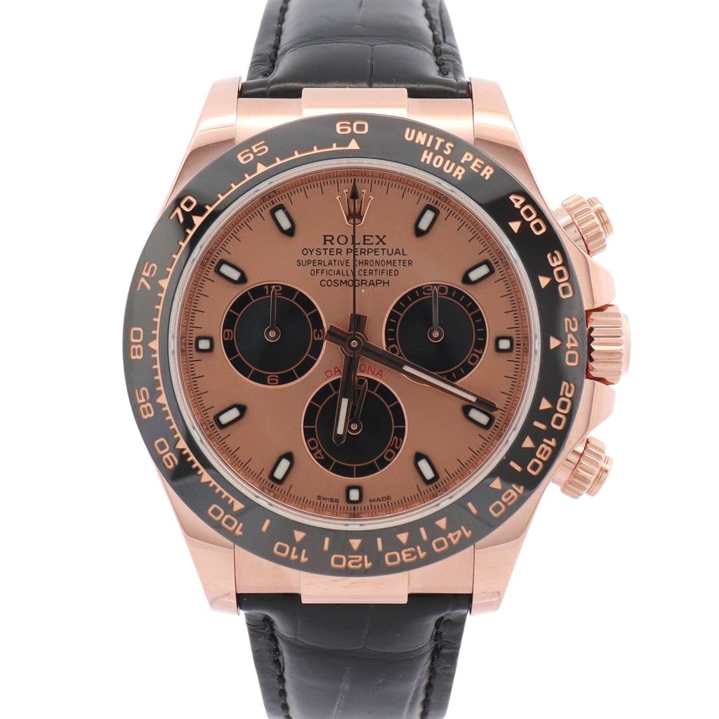 Rolex Daytona 40mm Pink Dial Watch Ref# 116515LN