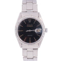 Rolex Oysterdate 34mm Black Dial Watch Ref# 6694