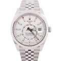 Rolex Sky-Dweller 42mm White Dial Watch Ref# 336934