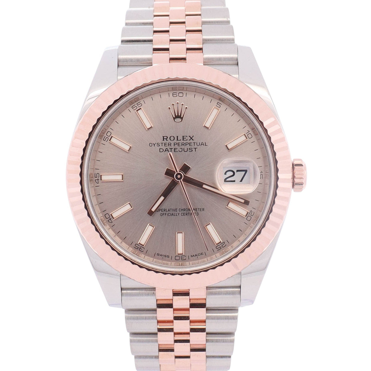 Rolex Datejust 41mm Sundust Dial Watch Ref# 126331