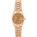 Rolex Datejust 31mm Champagne Diamond Dial Watch Ref# 68278