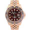 Rolex GMT Master II "Tiger Iron" 40mm Tiger Iron Stone Dial Watch Ref# 126718GRNR