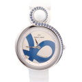 Jaquet Droz Elegance Paris Lady 8 Cloverleaf 35mm White/BlueDial Watch Ref# J014500242