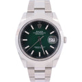 Rolex Datejust 41mm Ombre Green Dial Watch Ref# 126300
