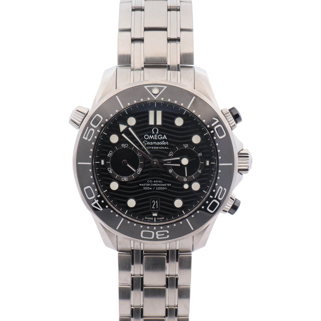 Omega Seamaster Diver 44mm Black Dial Watch Ref# 210.30.44.51.01.001