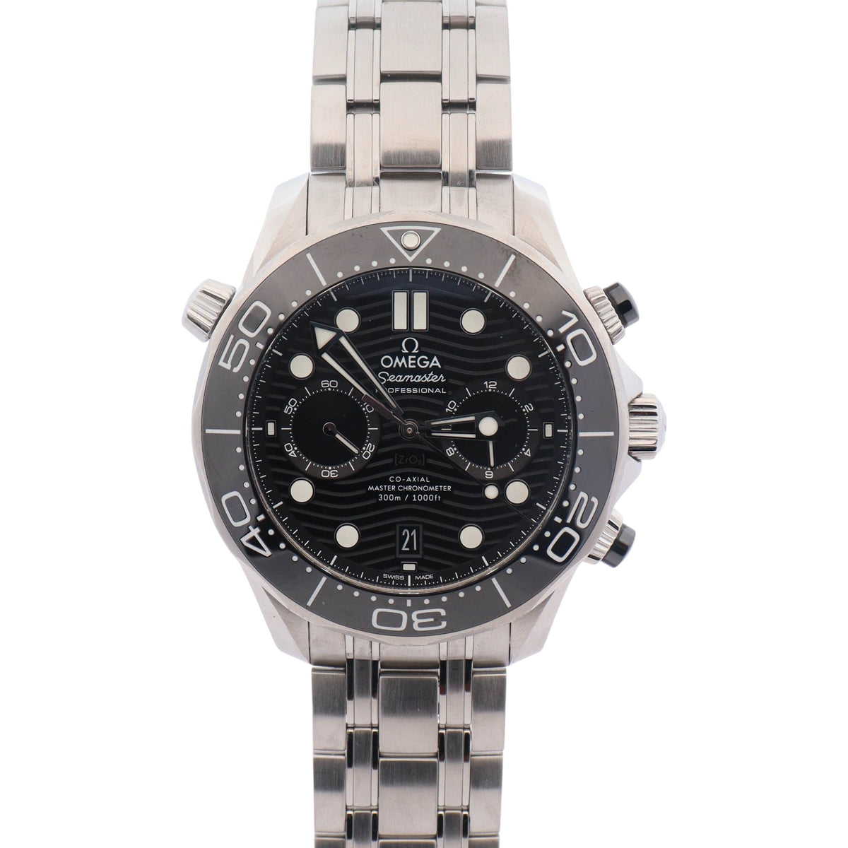 Omega Seamaster Diver 44mm Black Dial Watch Ref# 210.30.44.51.01.001