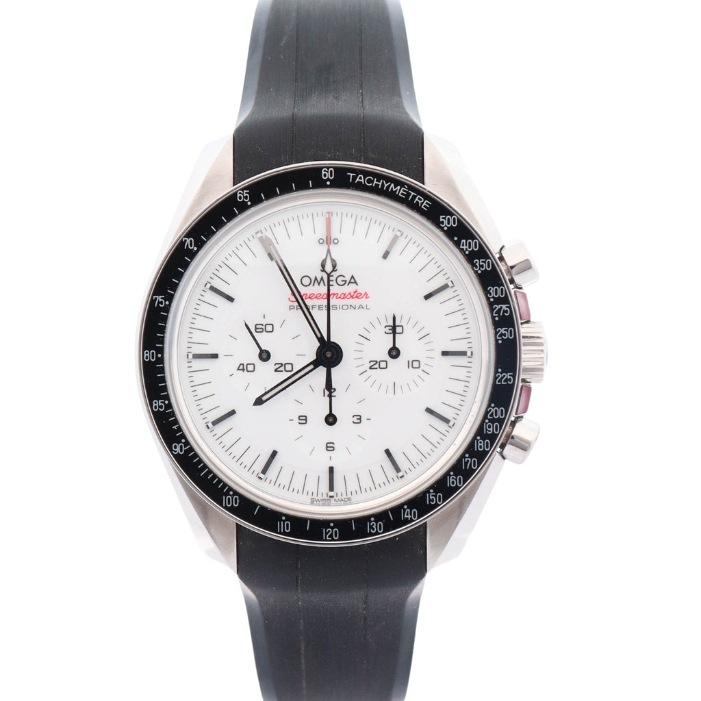 Omega Speedmaster Professional Moonwatch 42mm White Chronograph Dial Watch Reference# 310.32.42.50.04.001