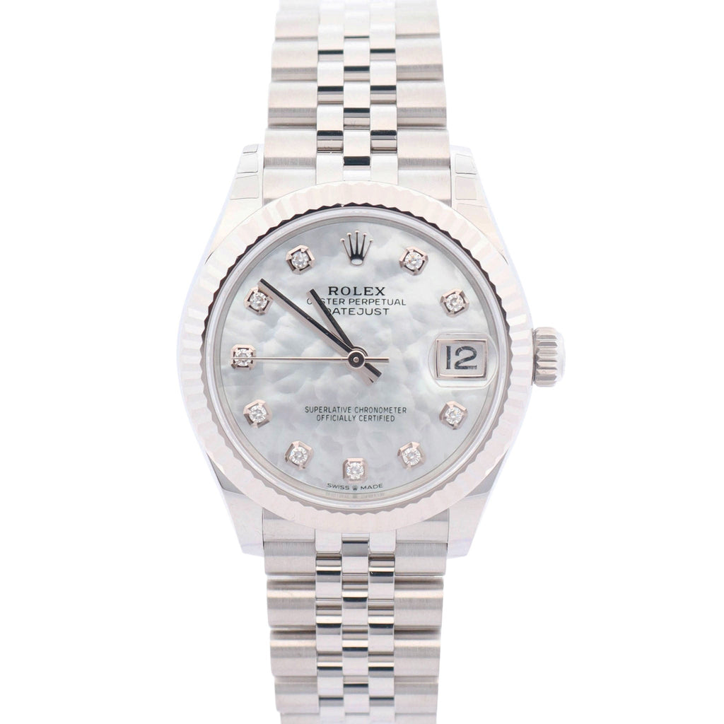 Rolex Datejust 31mm MOP Diamond Dial Watch Ref# 278274