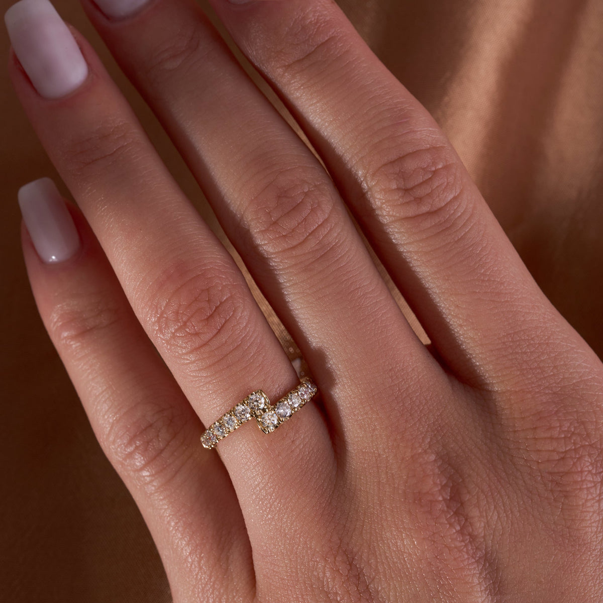 Classic Diamond Wrap Ring