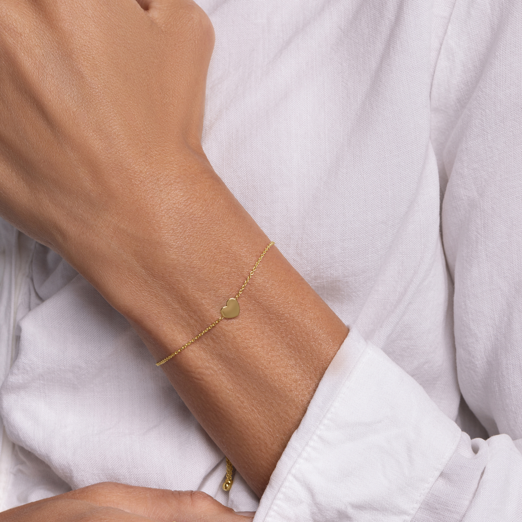 Adjustable Heart Bracelet