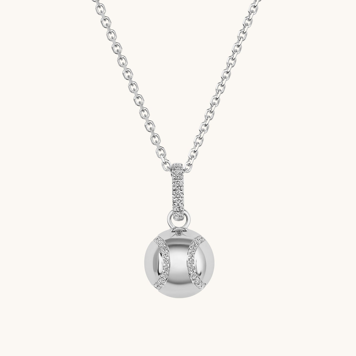 Diamond Baseball Pendant - Happy Jewelers Fine Jewelry Lifetime Warranty