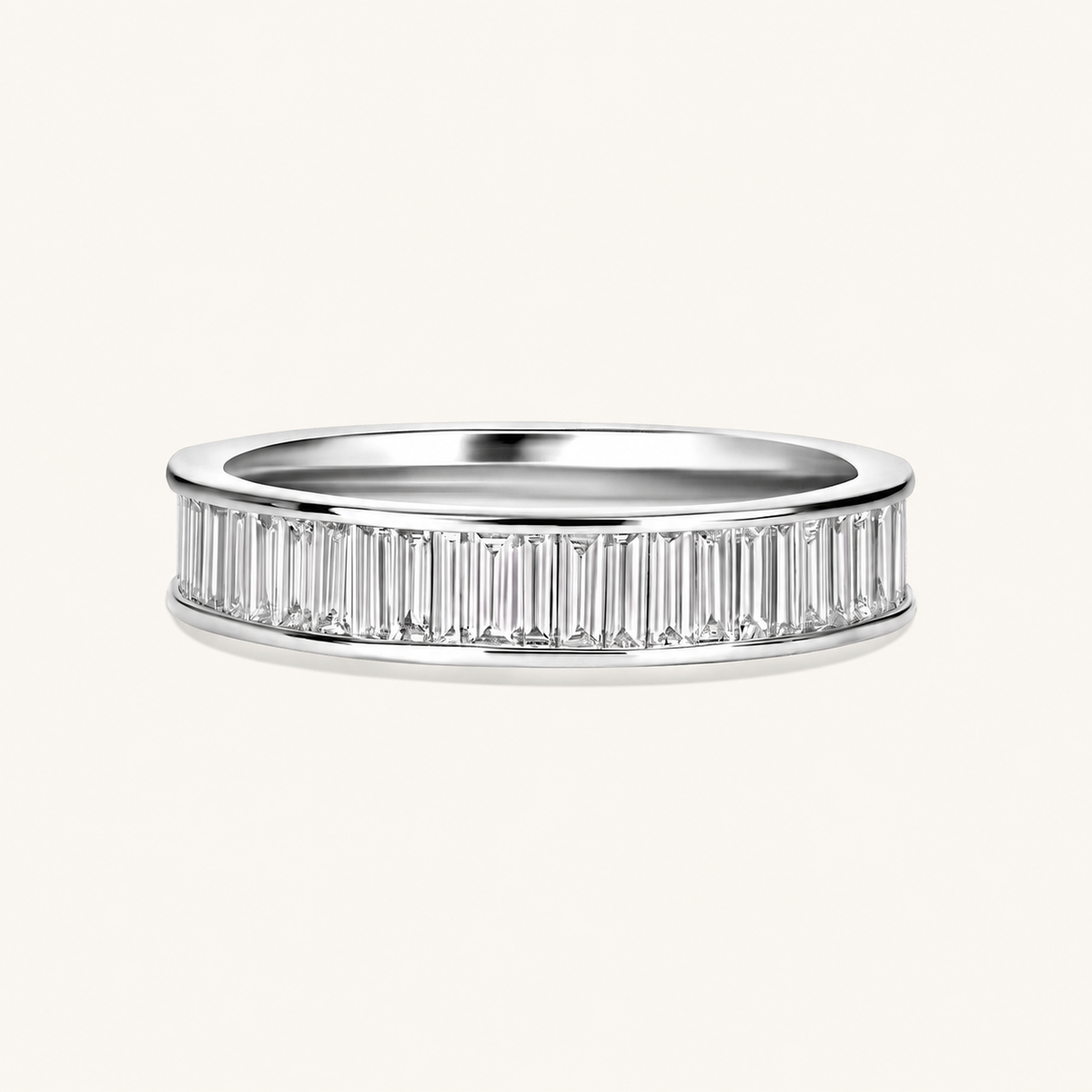 Channel Set Baguette Lab Diamond Band