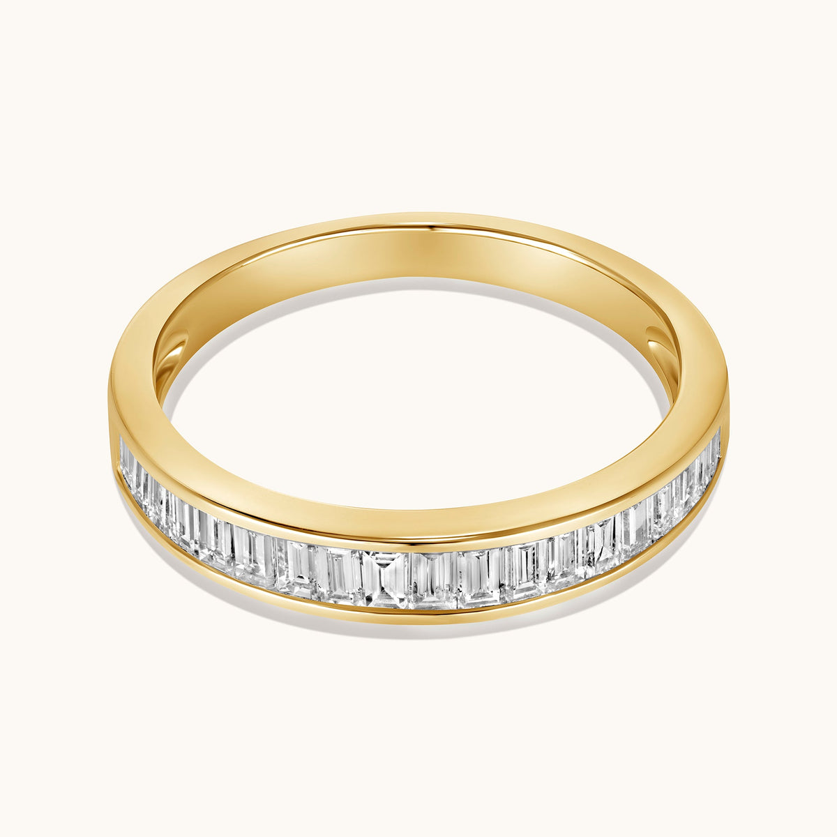 Channel Set Baguette Lab Diamond Band