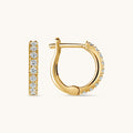 Classic Diamond Huggie Earrings