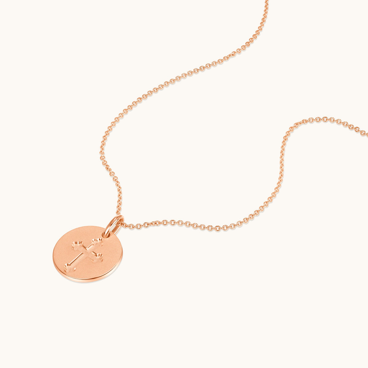 Coin Cross Pendant