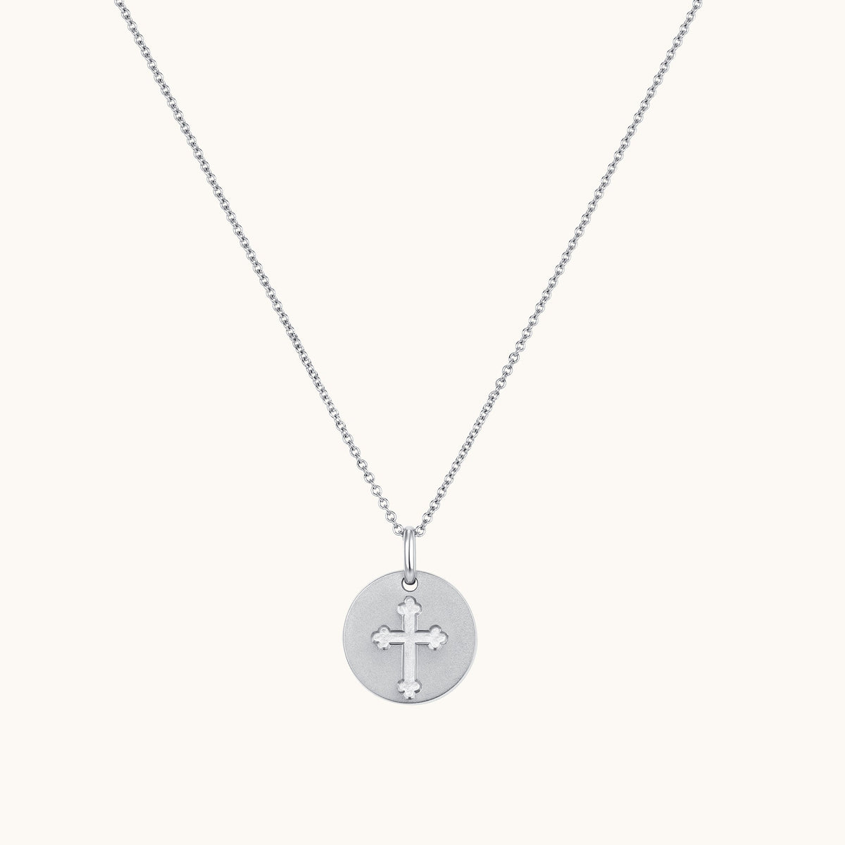 Coin Cross Pendant