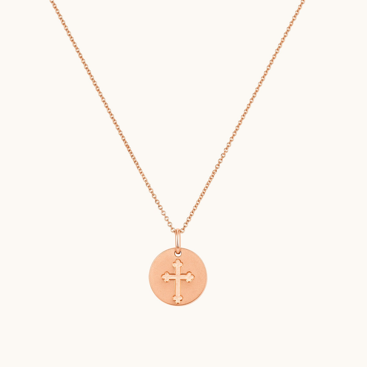 Coin Cross Pendant