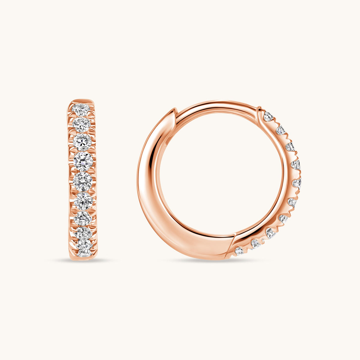 The Janelle Huggie Earrings - Happy Jewelers Fine Jewelry Lifetime Warranty