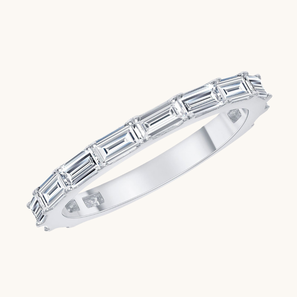 East-West Diamond Baguette Band