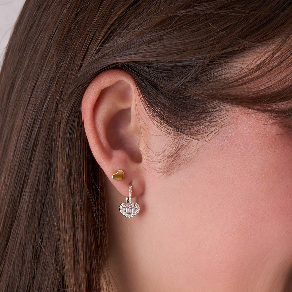 Heart Stud Earrings