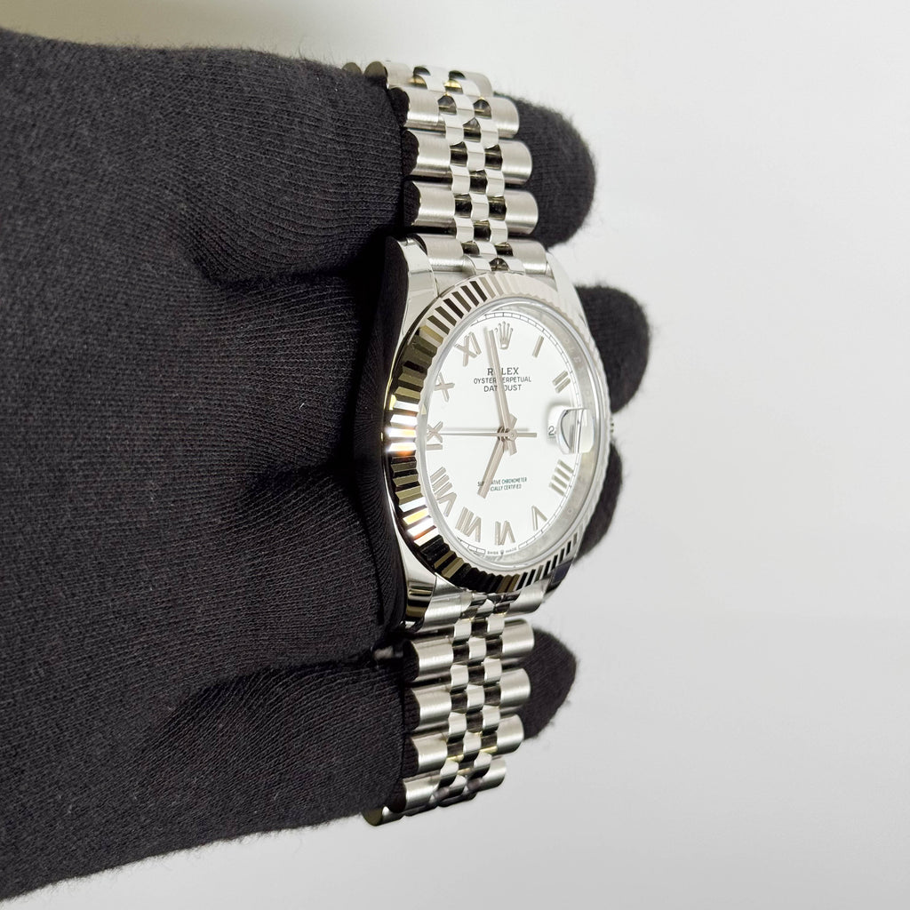 Rolex Datejust 41mm White Dial Watch Ref# 126334