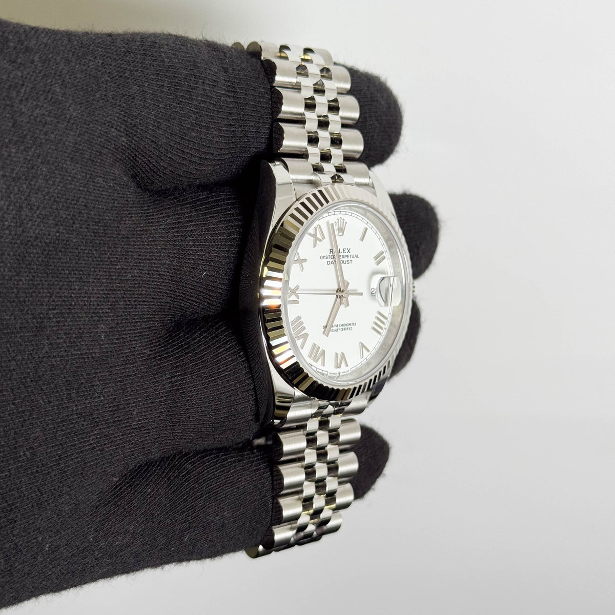 Rolex Datejust 41mm White Dial Watch Ref# 126334