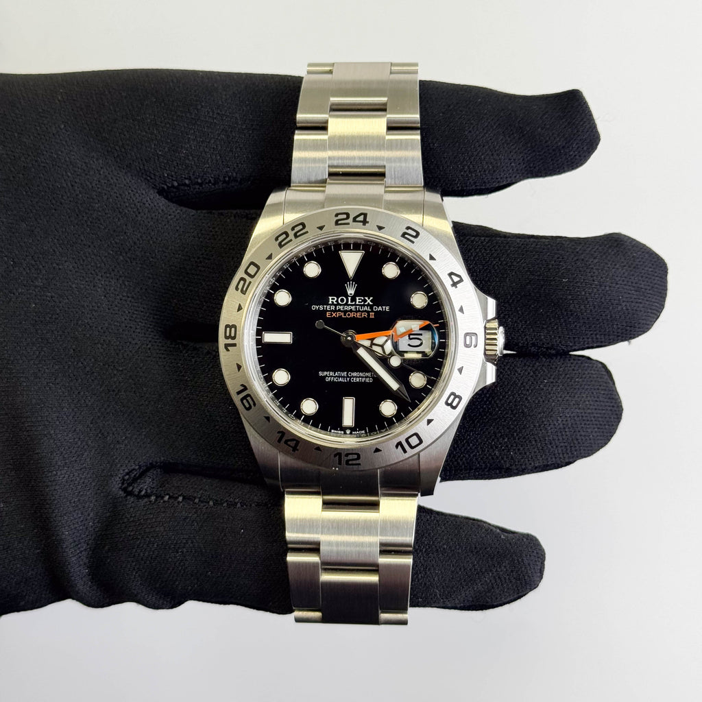 Rolex Explorer II 42mm Black Dial Watch Ref# 226570