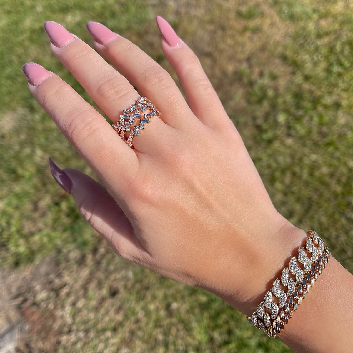 The Small Multi-Diamond Band