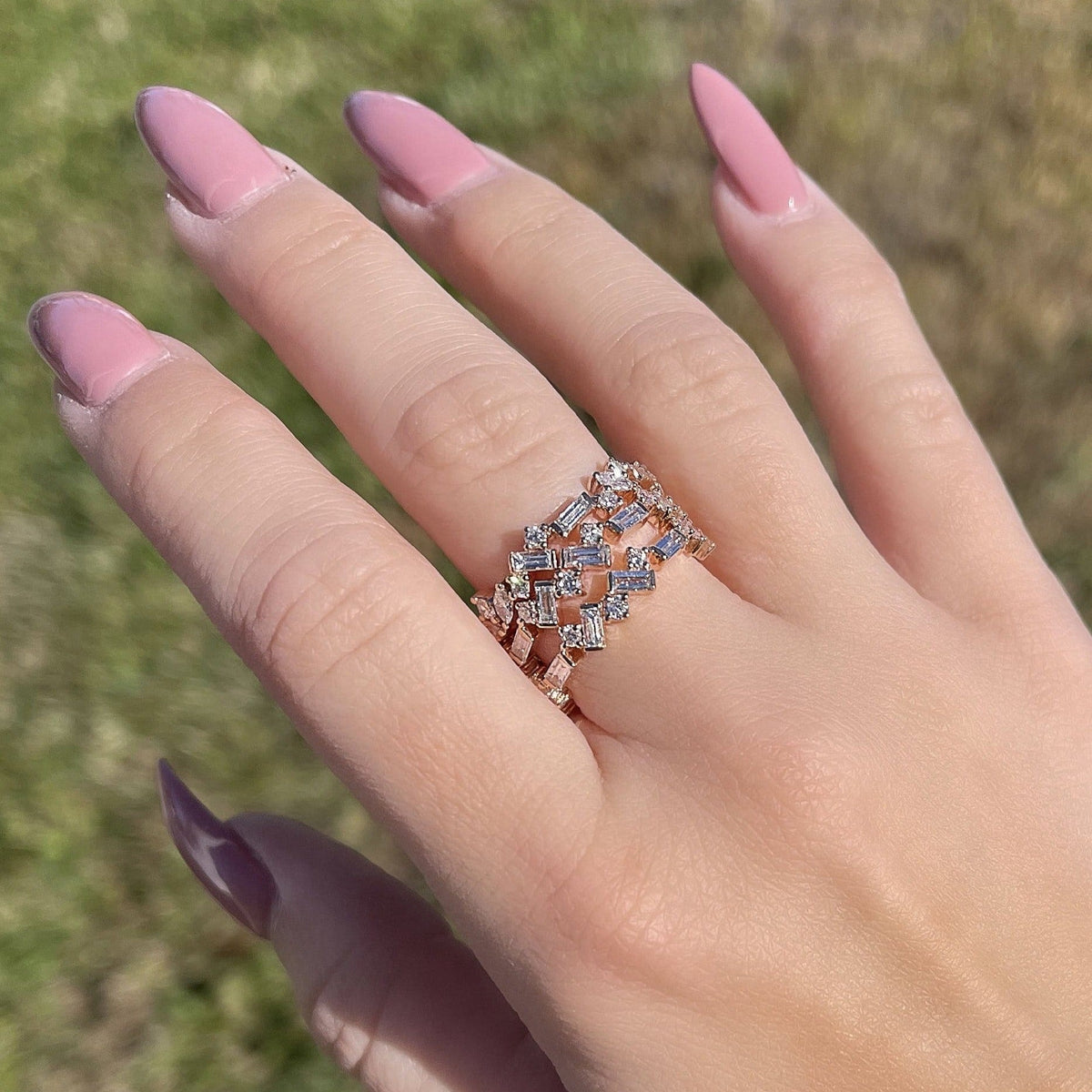 The Small Multi-Diamond Band