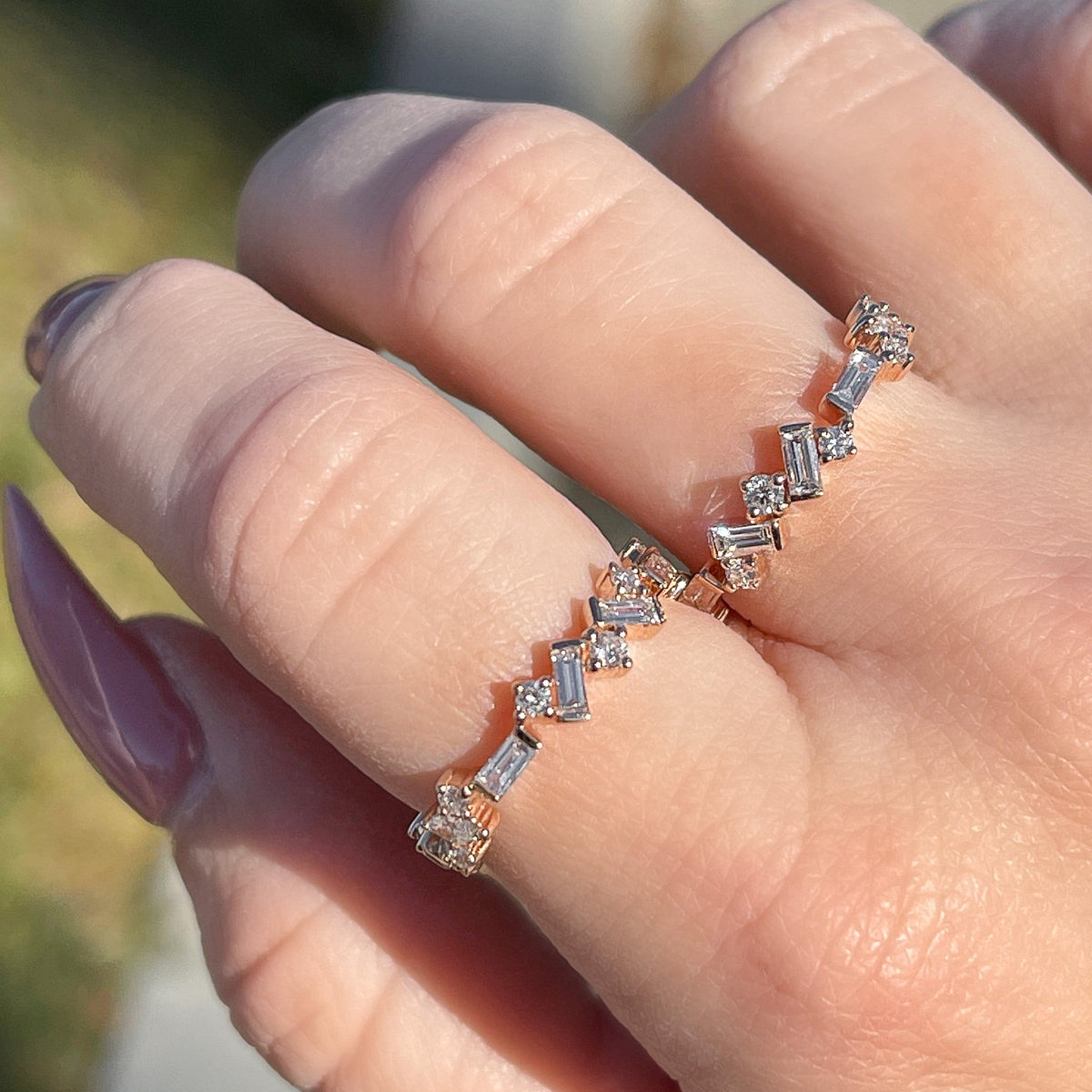 The Small Multi-Diamond Band