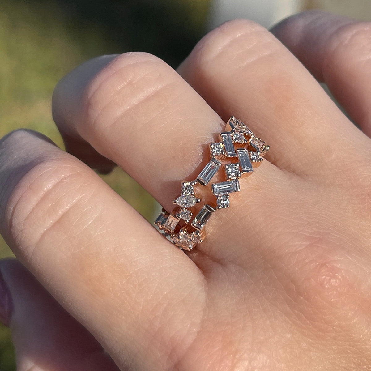 The Small Multi-Diamond Band