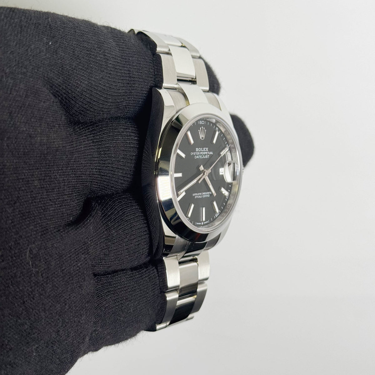 Rolex Datejust 41mm Black Dial Watch Ref# 126300