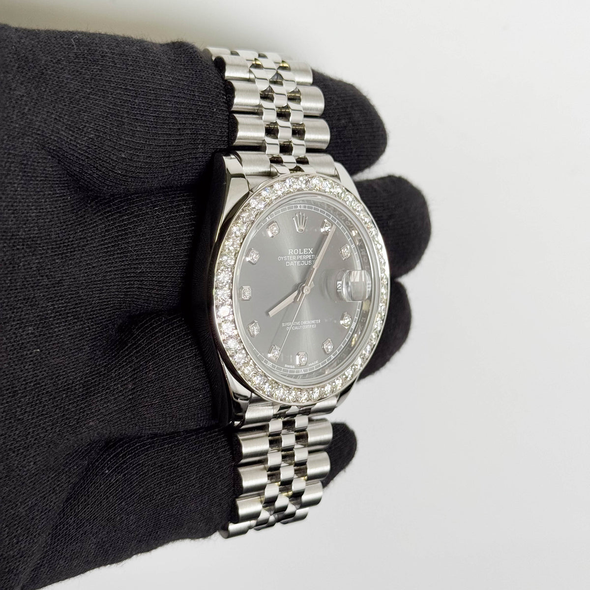 Rolex Datejust 41mm Rhodium Dial Watch Ref# 126334