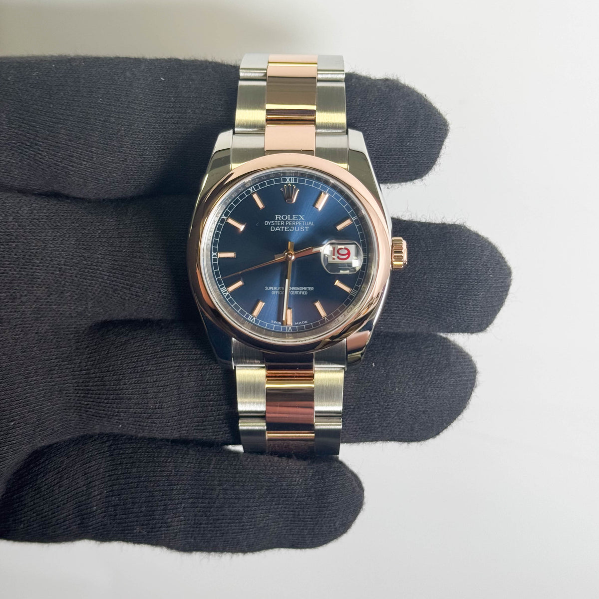 Rolex Datejust 36mm Blue Dial Watch Ref# 116201