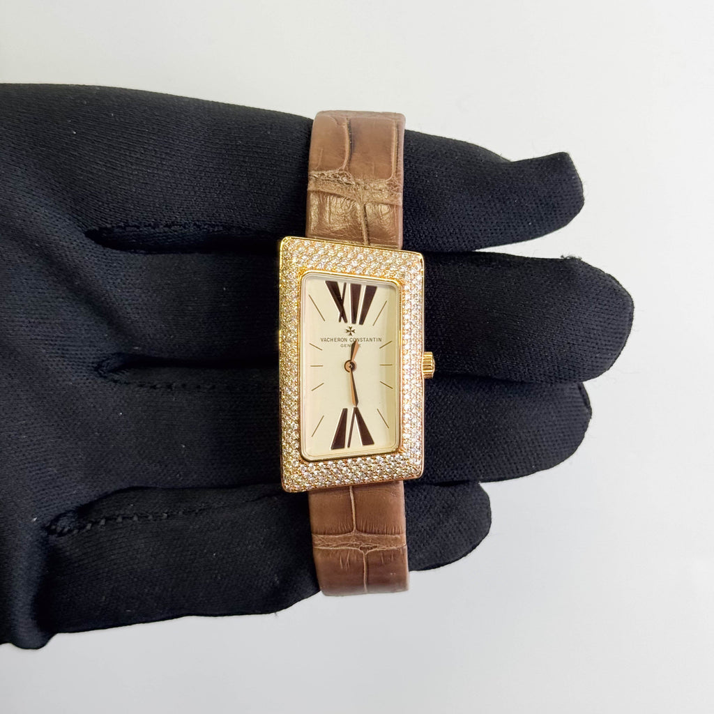 Vacheron Constantin 1972 Cambree 37.7mm White Dial Watch Ref# 25515/000R-9254